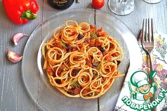 Рецепт: Соус Рататуй со спагетти