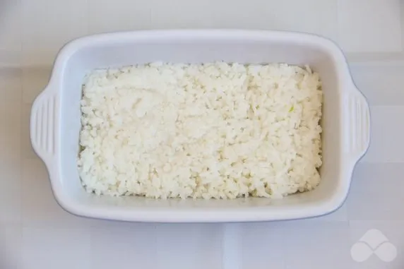 Рисовая запеканка с фаршем – фото приготовления рецепта, шаг 6