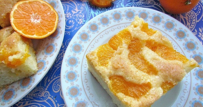 Шарлотка с мандаринами - простые и необычные рецепты вкусного пирога