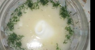 Суп яйца мука лук