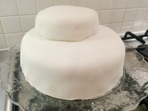 Торт на рубиновую свадьбу - фото шаг 3