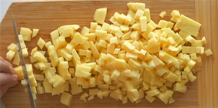 картофель сырой