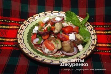 запеченные овощи в салате