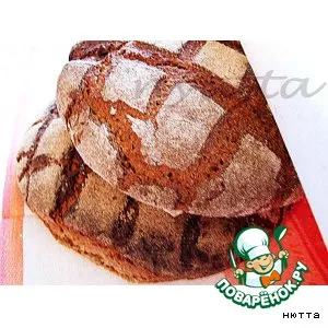 Домашний хлеб на закваске в духовке - фото шаг 2