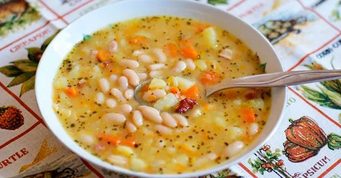 Фасолевый суп - классический рецепт приготовления