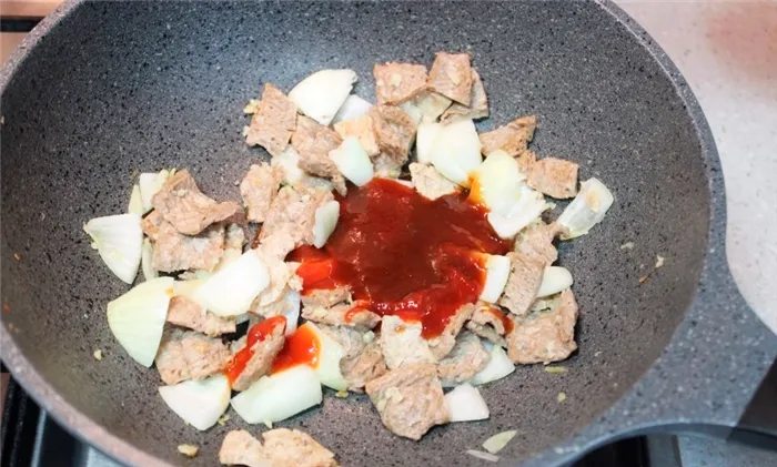 Ингредиенты для Поккыма с соевым мясом.