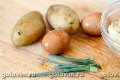 Салат с квашеной капустой и картофелем, Шаг 02