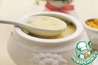 Рецепт: Яичный суп с кукурузой