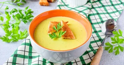 Овощной суп пюре со сливками для ребенка