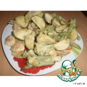 Рецепт: Темпура или овощи в кляре