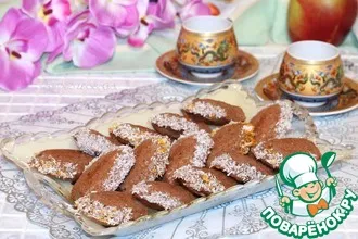 Рецепт: Печенье шоколадное на майонезе «Моментальное»