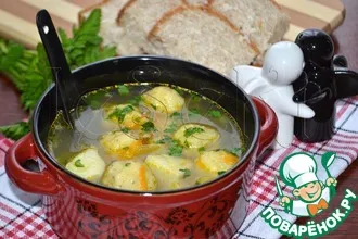 Рецепт: Овощной суп с сырными шариками