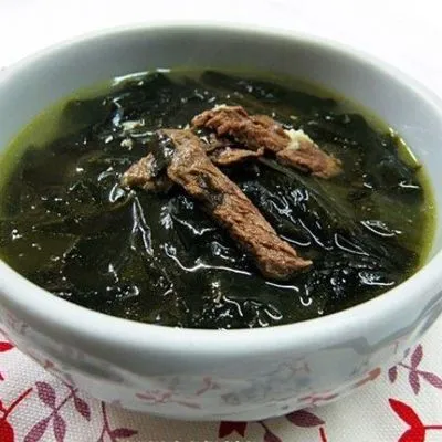 Суп из водорослей корейский