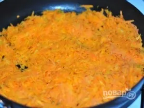 Морковный рулет с сыром и зеленью - фото шаг 1