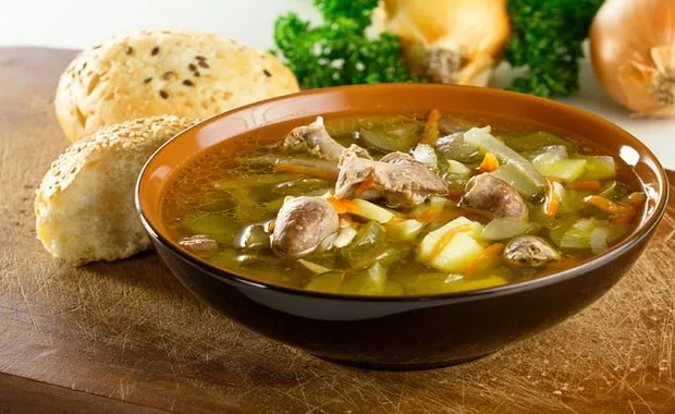 Как приготовить суп из куриных сердечек и желудков по пошаговому рецепту с фото