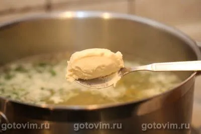 Куриный суп с клецками из манки, Шаг 06