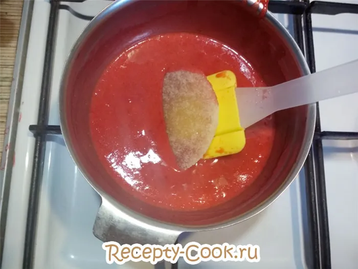 клубничный мусс для торта