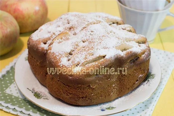 Пирог с яблоками в хлебопечке рецепт из ржаной муки