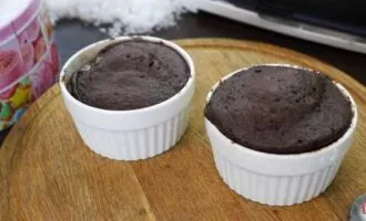 шоколадный кекс в микроволновке фото 6