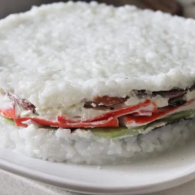 Суши-торт — на вкус как настоящие суши! - рецепт с фото