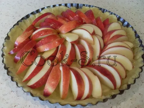 французский яблочный пирог - яблоки