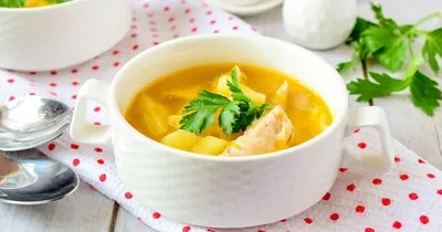 Суп гороховый классический с курицей