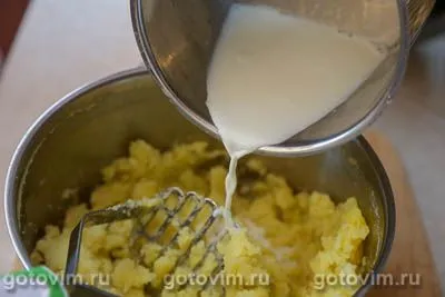 Картофельное пюре с яйцом (без масла), Шаг 03