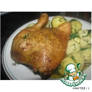 Рецепт: Курица в соевом соусе
