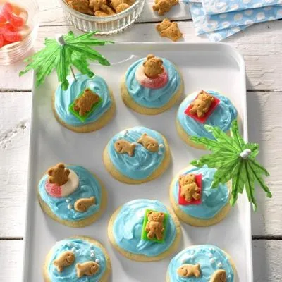 Очень вкусное печенье с цветной глазурью: ваши дети будут в восторге