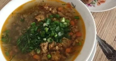 Суп из маша с морковью и луком Маш-Хур