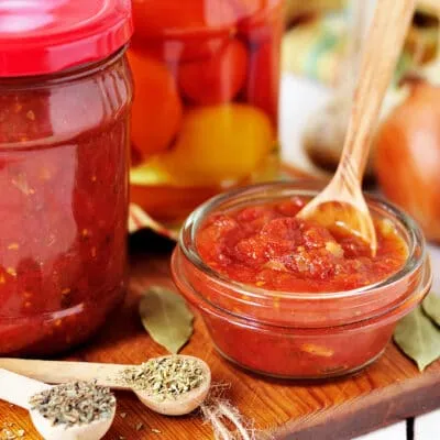 Консервированный томатный соус Маринара - рецепт с фото