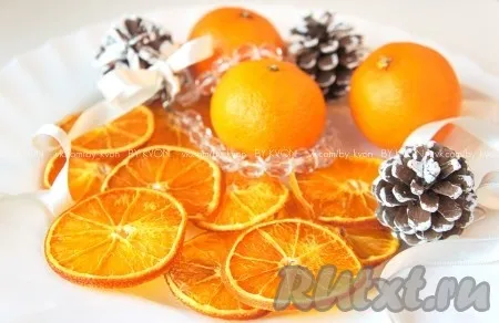 Апельсиновые чипсы - фото шаг 1