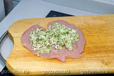 Конвертики из куриных грудок с сыром и творогом, Шаг 05