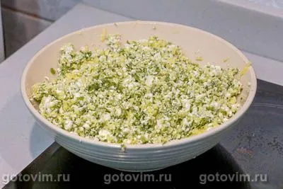 Конвертики из куриных грудок с сыром и творогом, Шаг 03