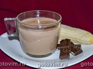 Коктейль шоколадно-банановый