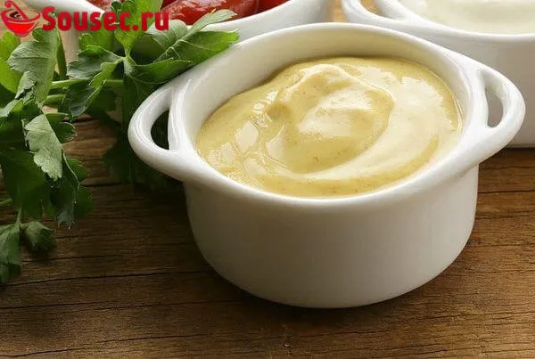 Соус из горчицы и йогурта