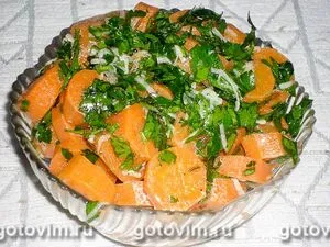 Марокканский салат из моркови с тмином 