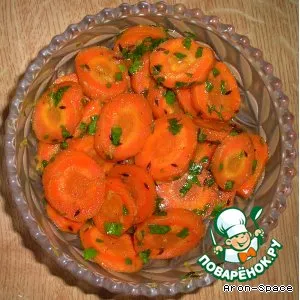 Рецепт: Морковь в медовой глазури по-индийски Гаджар Сабджи