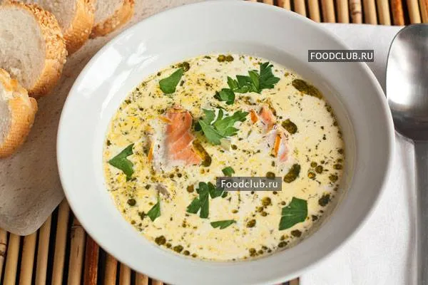 Сливочный суп с лососем (lohikeitto)