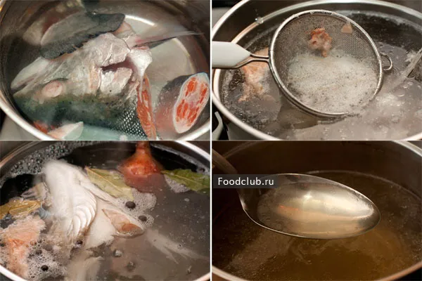 Сливочный суп с лососем (lohikeitto) (этап 1)