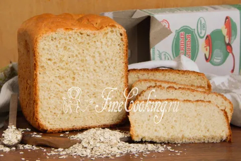 Овсяный хлеб в хлебопечке. Шаг 9