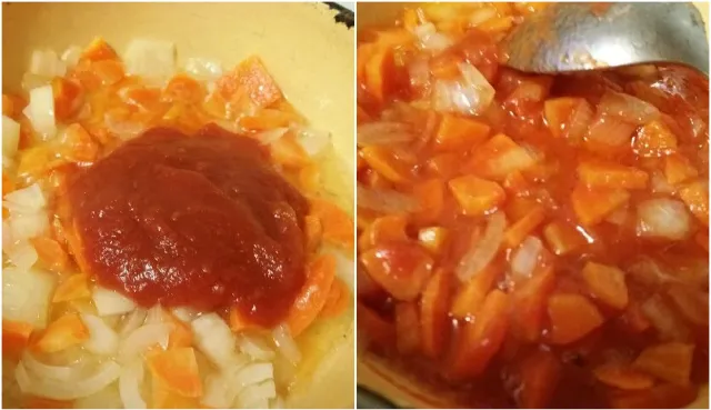Добавляем томатный соус