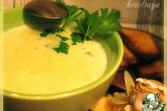Рецепт: Сырный суп-пюре с брокколи