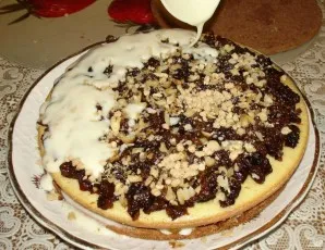 Бисквитный торт с черносливом - фото шаг 4