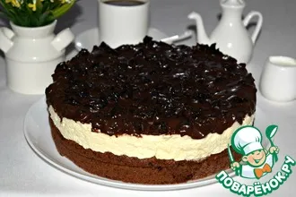 Рецепт: Шоколадный торт с черносливом На счастье