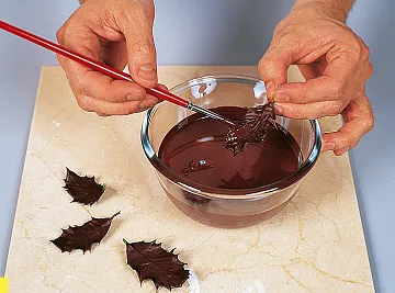 украшения из шоколадной глазури