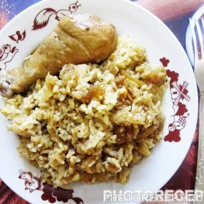Курица с рисом в соевом соусе - рецепт с фото