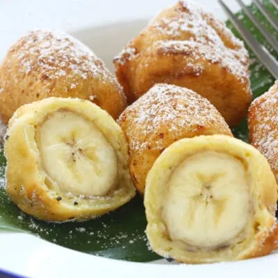 Жареные бананы в тесте - рецепт с фото
