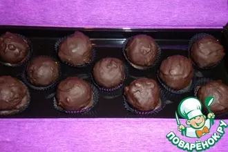 Рецепт: Шоколадные конфеты с орехами и сухофруктами