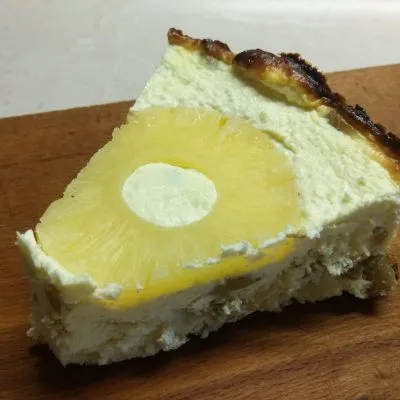 Творожник с консервированными ананасами - рецепт с фото